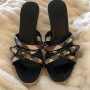 Burberry Wedges. Size 40. Excellent condition.